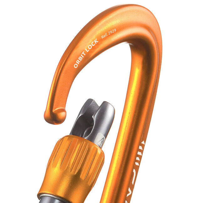 MOSCHETTONE ORBIT LOCK ARANCIONE 2929