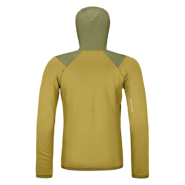 ORTOVOX Fleece Grid Hoody M | Felpa Uomo In Pile Per Montagna, Alpinismo E Trekking